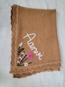 personalized baby blanket