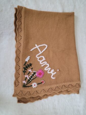 personalized baby blanket