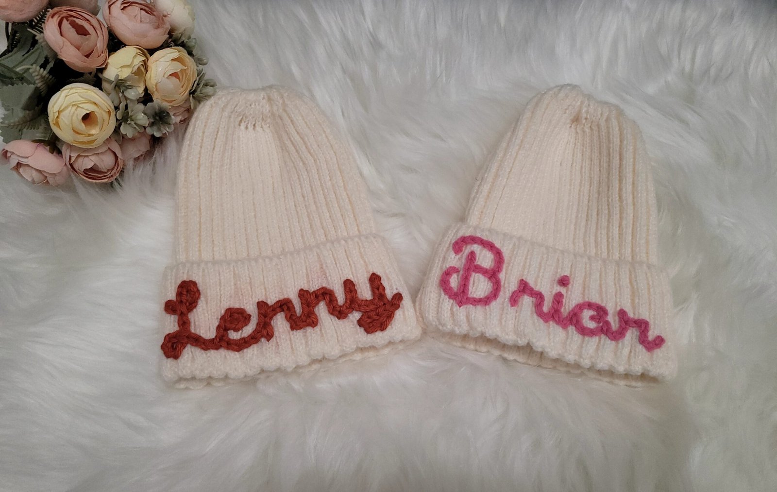 personalized baby name hat